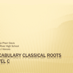 Vocabulary from classical roots a pdf