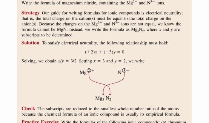 Formation of ions worksheet answers