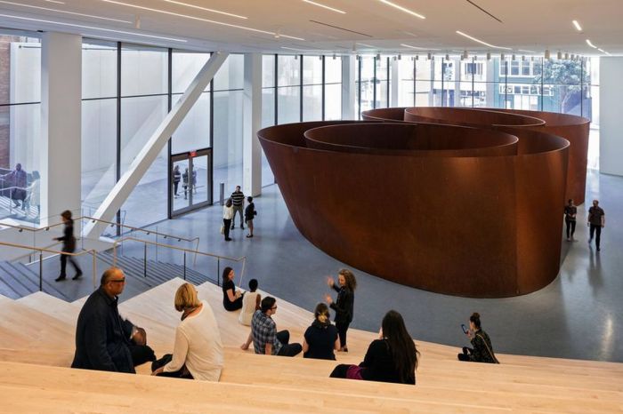 In richard serra's massive sequence