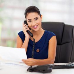 Receptionist on the office crossword